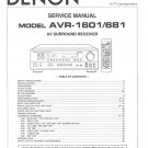 Denon AVR-1601 ,AVR-681 Surround Receiver Service Manual PDF