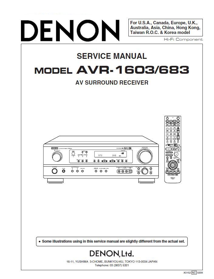 Схема denon avr 1507