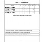 Denon AVR-1613 ,AVR-1713 ,AVR-1723 Ver.1 Surround Receiver Service Manual PDF (SBTDN1398)