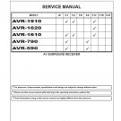 Denon AVR-1910 ,AVR-1620 ,AVR-1610 ,AVR-790 ,AVR-590 Ver.6 Service Manual PDF (SBTDN1411)