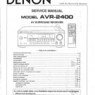 Denon AVR-2400 Surround Receiver Service Manual PDF (SBTDN1420)