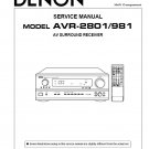 Denon AVR-2801 ,AVR-981 Surround Receiver Service Manual PDF