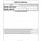 Denon AVR-4810CI ,AVR-4810 Ver.4 Surround Receiver Service Manual PDF (SBTDN1447)