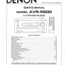 Denon AVR-5600 Surround Receiver Service Manual PDF (SBTDN1448)
