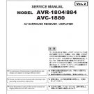 Denon AVR-1804 ,AVR-884 ,AVC-1880 Ver.2 Surround Receiver Service Manual PDF