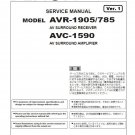Denon AVR-1905 ,AVR-785 ,AVC-1590 Ver.1 Surround Receiver Service Manual PDF (SBTDN1471)