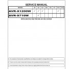 Denon AVR-X1200W ,AVR-S710W Ver.1 Network AV Receiver Service Manual PDF (SBTDN1778)