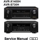 Denon AVR-X1400H ,AVR-S730H Ver.2 Network AV Receiver Service Manual PDF (SBTDN1779)