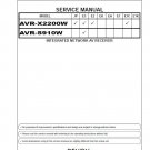 Denon AVR-X2200W ,AVR-S910W Ver.4 Network AV Receiver Service Manual PDF (SBTDN1782)