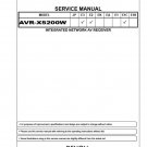 Denon AVR-X5200W Ver.1 Network AV Receiver Service Manual PDF (SBTDN1792)