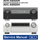 Denon AVR-X6500H ,AVC-X6500H Ver.1 Network AV Receiver Service Manual PDF (SBTDN1807)