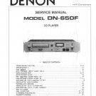 Denon DN-650F CD Player Service Manual PDF (SBTDN1545)