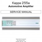 Infinity Kappa 255a Rev.2 Car Power Amplifier Service Manual PDF (SBTINF3283)