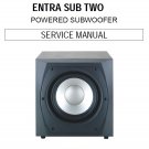 Infinity Entra Sub Two Rev.1 Powered Subwoofer Service Manual PDF (SBTINF3382)