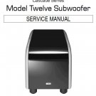 Infinity Model Twelve Rev.1 Subwoofer Service Manual PDF (SBTINF3423)