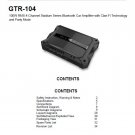 JBL GTR-104 Ver.1.2 Bluetooth Car Amplifier Service Manual PDF (SBTJBL4351)
