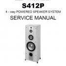 JBL S412P Rev.0 Powered Speaker System Service Manual PDF (SBTJBL4297)