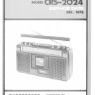Marantz CRS-2024 Music System Service Manual PDF (SBTMR11013)