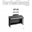 Casio AP-40 Ver.1 Digital Piano Service Manual PDF (SBTCS2502)