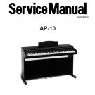 Casio AP-10 Ver.1 Electronic Keyboard Service Manual PDF (SBTCS2548)