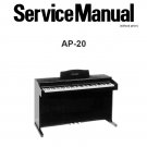 Casio AP-20 Electronic Keyboard Service Manual PDF (SBTCS2549)