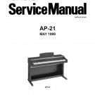 Casio AP-21 Ver.1 Electronic Keyboard Service Manual PDF (SBTCS2550)
