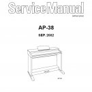 Casio AP-38 Electronic Keyboard Service Manual PDF (SBTCS2554)