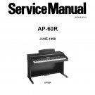 Casio AP-60R Electronic Keyboard Service Manual PDF (SBTCS2556)
