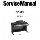 Casio AP-65R Electronic Keyboard Service Manual PDF (SBTCS2557)