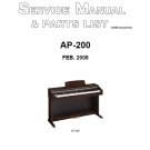 Casio AP-200 Ver.1 Electronic Keyboard Service Manual PDF (SBTCS2559)