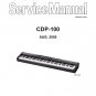 Casio CDP-100 Electronic Keyboard Service Manual PDF (SBTCS2563)