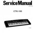 Casio CTK-100 Electronic Keyboard Service Manual PDF (SBTCS2572)