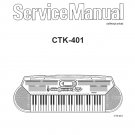 Casio CTK-401 Electronic Keyboard Service Manual PDF (SBTCS2576)