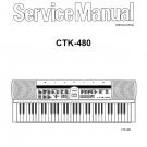 Casio CTK-480 Ver.1 Electronic Keyboard Service Manual PDF (SBTCS2581)