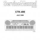 Casio CTK-495 Electronic Keyboard Service Manual PDF (SBTCS2584)