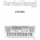 Casio CTK-501 Electronic Keyboard Service Manual PDF (SBTCS2587)