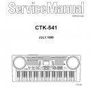 Casio CTK-541 Electronic Keyboard Service Manual PDF (SBTCS2592)