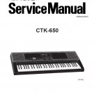 Casio CTK-650 Electronic Keyboard Service Manual PDF (SBTCS2603)
