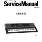Casio CTK-650 Electronic Keyboard Service Manual PDF (SBTCS2603)