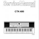 Casio CTK-680 Electronic Keyboard Service Manual PDF (SBTCS2606)