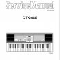 Casio CTK-680 Electronic Keyboard Service Manual PDF (SBTCS2606)
