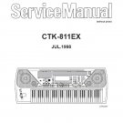 Casio CTK-811EX Electronic Keyboard Service Manual PDF (SBTCS2610)