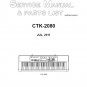 Casio CTK-2080 Ver.2 Electronic Keyboard Service Manual PDF (SBTCS2613)