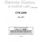 Casio CTK-2200 Ver:2 Electronic Keyboard Service Manual PDF (SBTCS2614)