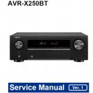Denon AVR-X250BT Ver.1 Surround Receiver Service Manual PDF (SBTDN2199)
