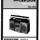 Marantz CRS-2104 Music System Service Manual PDF (SBTMR11014)