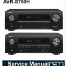 Denon AVR-X1600H, AVR-S750H Ver.1 Service Manual PDF (SBTDN2202)