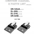 Casio DR-120LB, DL-200L, DL-210L, DR-320B Service Manual PDF (SBTCS2355)
