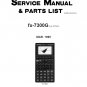 Casio FX-7300G Service Manual PDF (SBTCS2671)