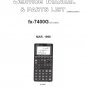 Casio FX-7400G Service Manual PDF (SBTCS2672)
